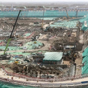 雄安城际站及国贸中心片区开发建设稳步推进